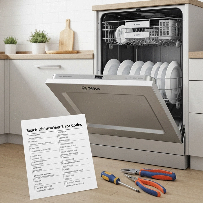 **Bosch Dishwasher Repair: Troubleshooting Error Codes and Easy DIY Fixes**
